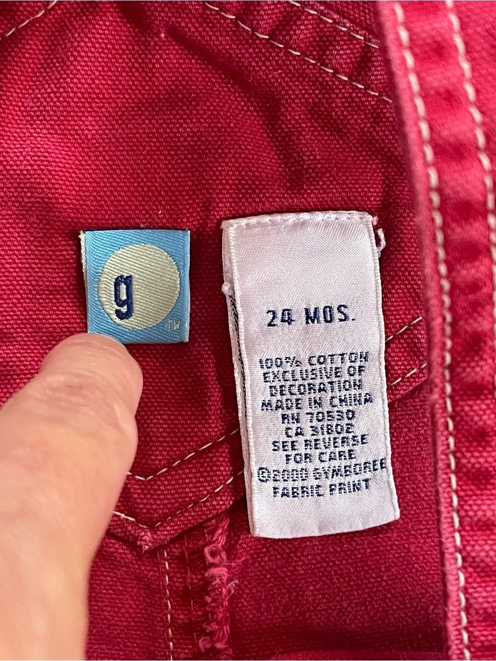 Vintage Gymboree Y2K Red Fish 24m Baby Overalls